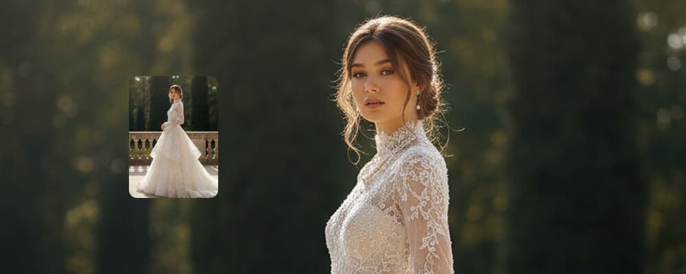 Невеста — генерация по фото