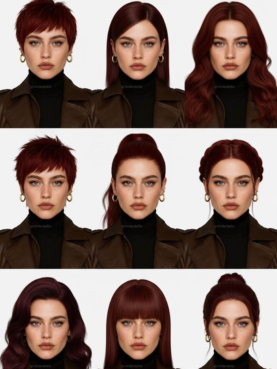 Примерь разные прически — генерация по фото