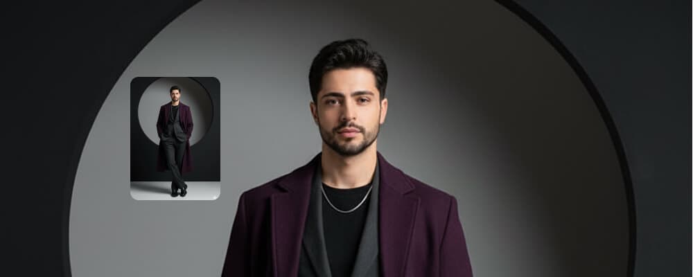 Мужской портрет — генерация по фото