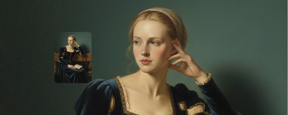 Муза Ренессанса — генерация по фото