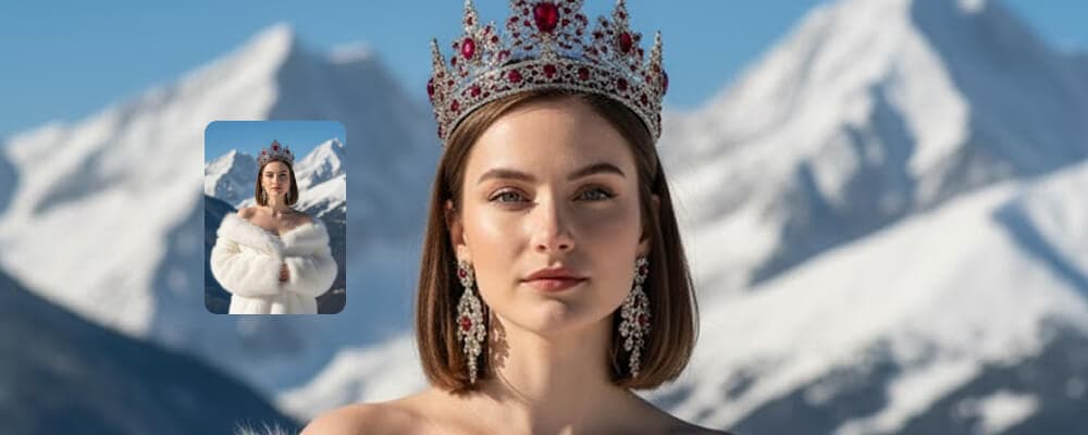 На вершине — генерация по фото