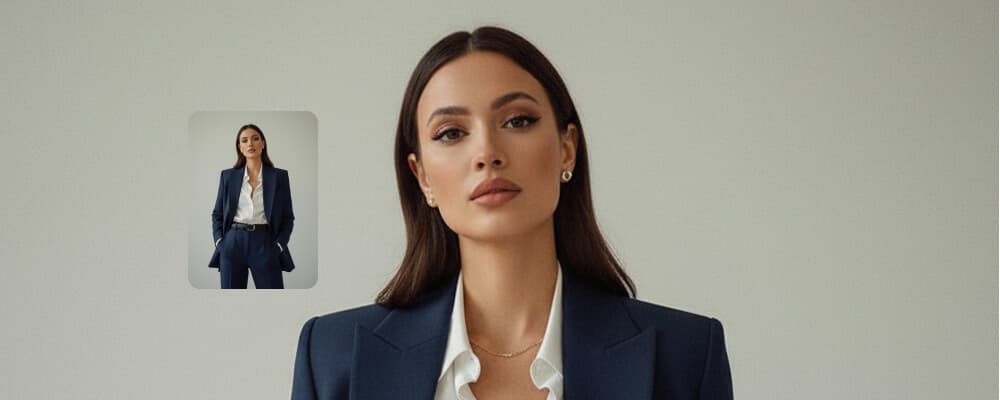 Бизнес-леди — генерация по фото